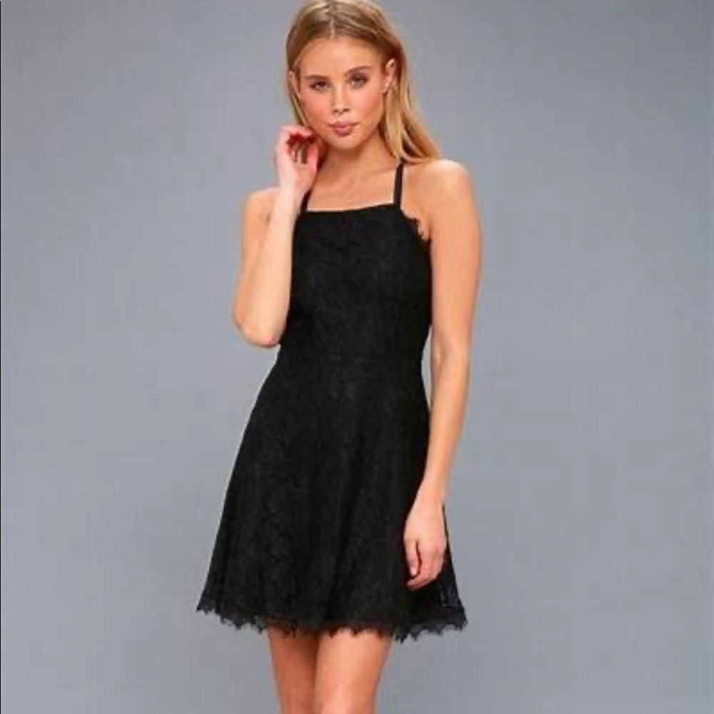 Black Dress lace Lulu’s